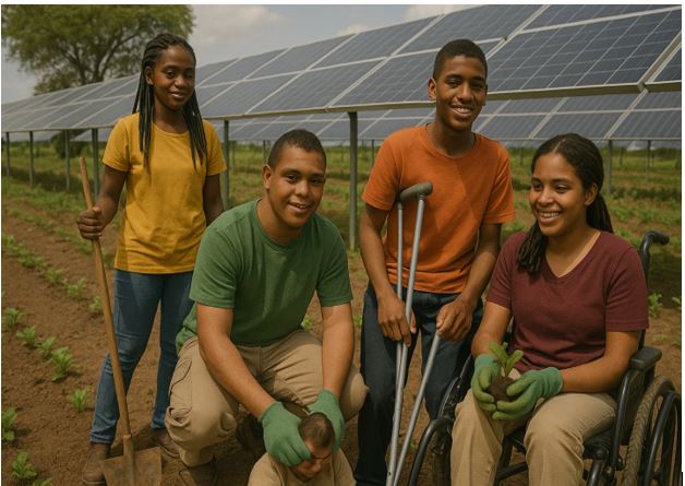 Youth service agriculture session