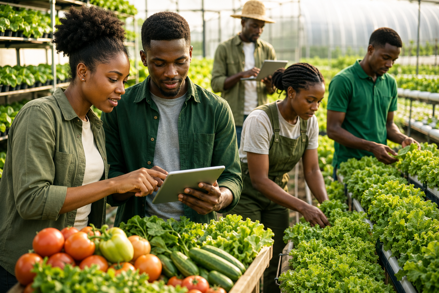 African agribusiness training and compact agricultural enterprise system
